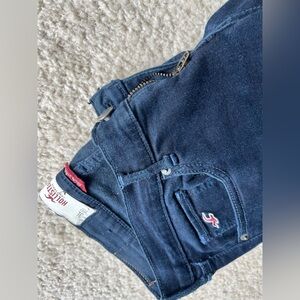 Hollister 3L navy blue stretch skinny jeans